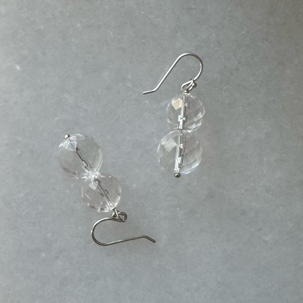 NWOT Sundance Dreamlight Earrings, Quartz, Sterling Silver